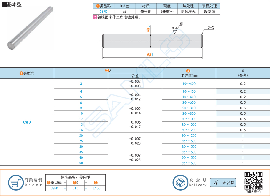 導向軸的直線度標準