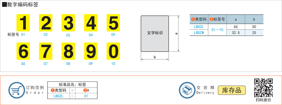 數(shù)字編碼標簽貼紙規(guī)格參數(shù)尺寸材質